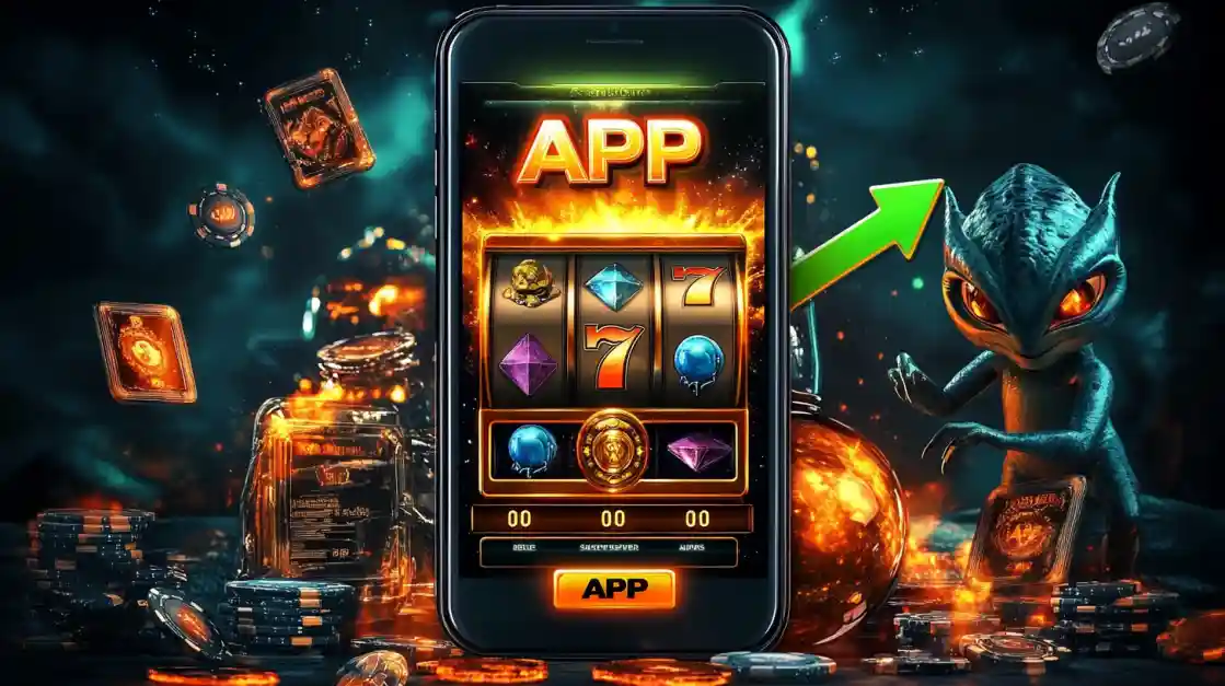 A slot-style game shown inside the bgd22 bet mobile app, highlighting a fun gaming experience.